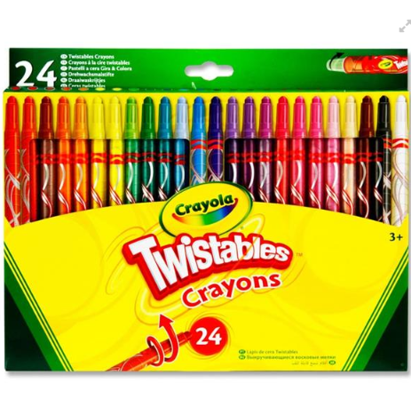 Crayola Pkt.24 Twistables Crayons
